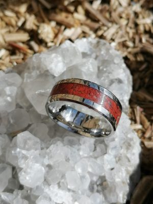 bague jaspe rouge