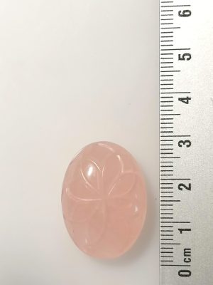 Quartz Rose avec gravure
