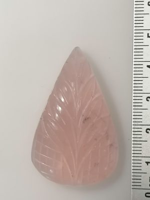 Quartz Rose avec gravure