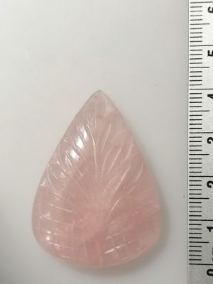 Quartz Rose avec gravure