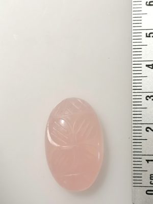 Quartz Rose avec gravure