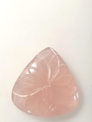 Quartz Rose avec gravure