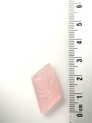 Quartz Rose avec gravure