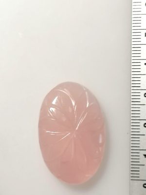 Quartz Rose avec gravure