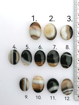 Agate Noire et Blanche