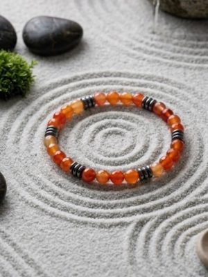 Bracelet Cornaline 6mm