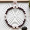 Bracelet Lépidolite et Quartz rose