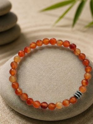 Bracelet Cornaline 6mm