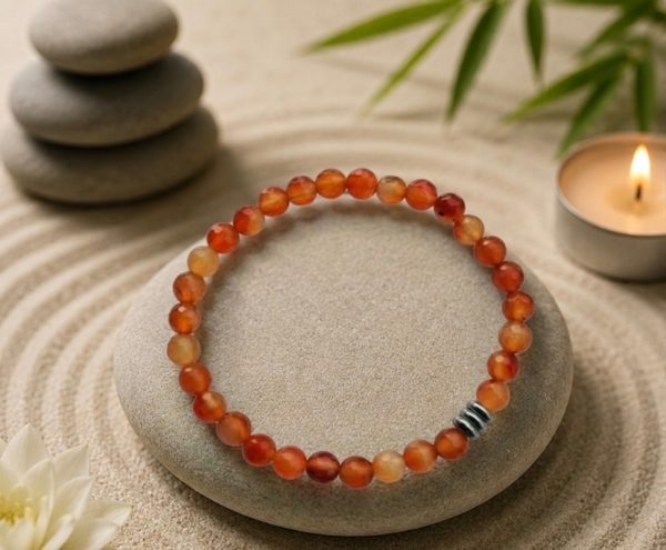 Screenshot Bracelet Cornaline 6mm