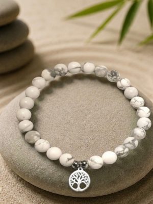 Bracelet Howlite 6mm
