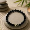 Screenshot Bracelet Obsidienne Dorée