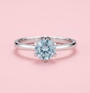 Bague Aigue Marine- Argent 925 -
