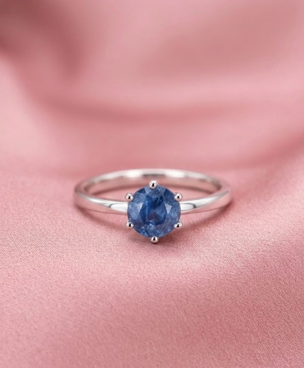 Bague saphir argent