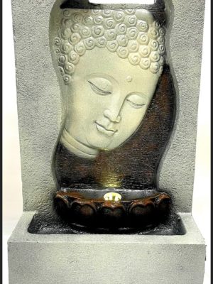 Selon la tradition indienne, un bouddha pleureur apporte guérison à celui le reçoit car il prend sur lui la souffrance de l'autre.