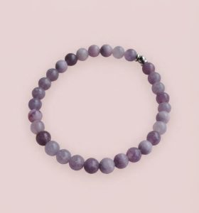 Bracelet Lepidolite 6mm