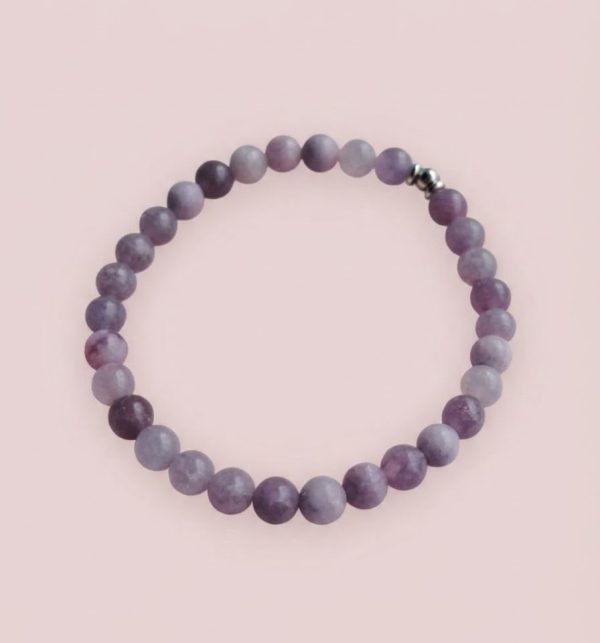 Bracelet Lepidolite 6mm0891485415015 Bracelet Lepidolite 6mm